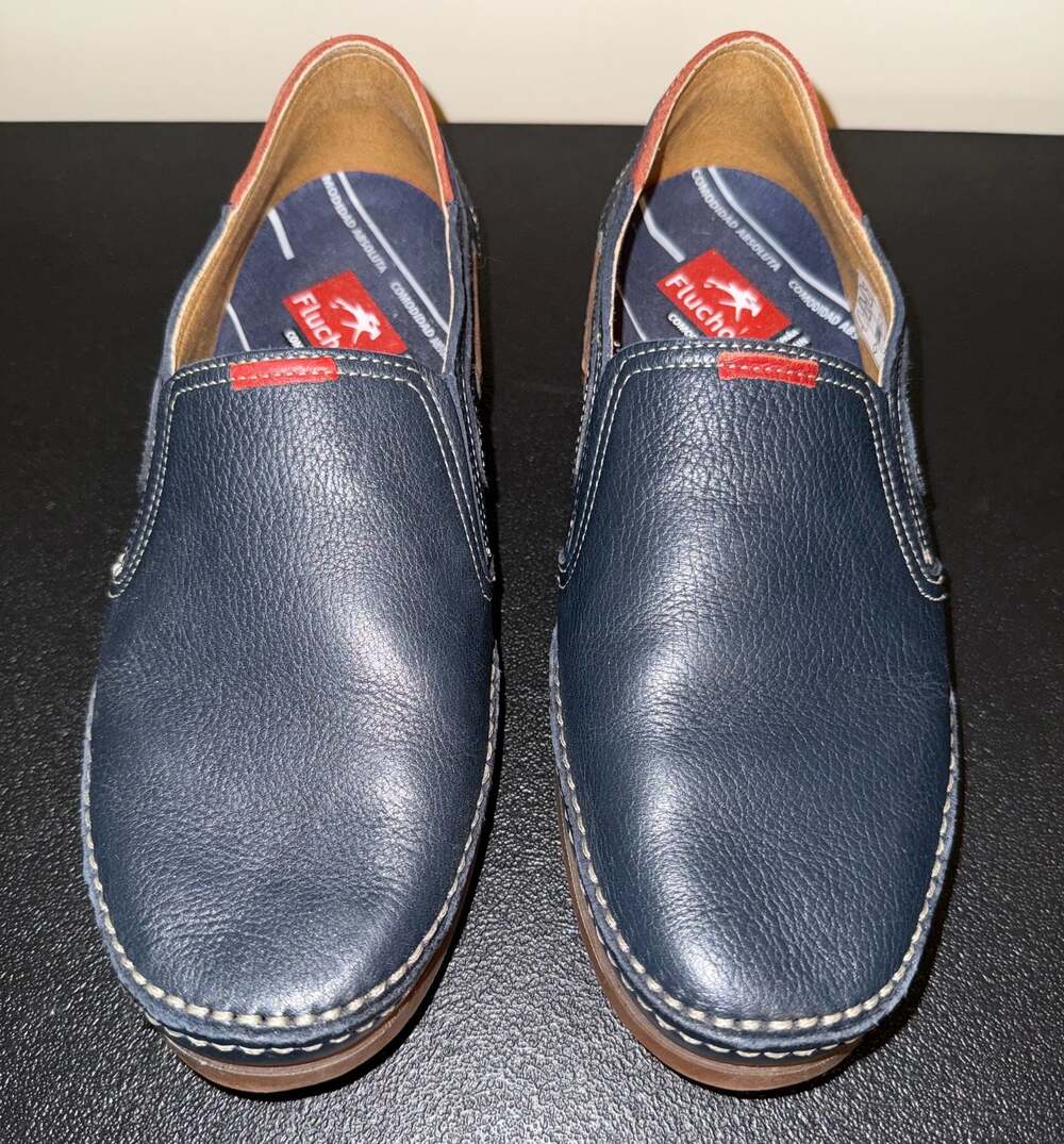 Fluchos‎ Nautical Collection Leather Slip-On Shoes Size 41